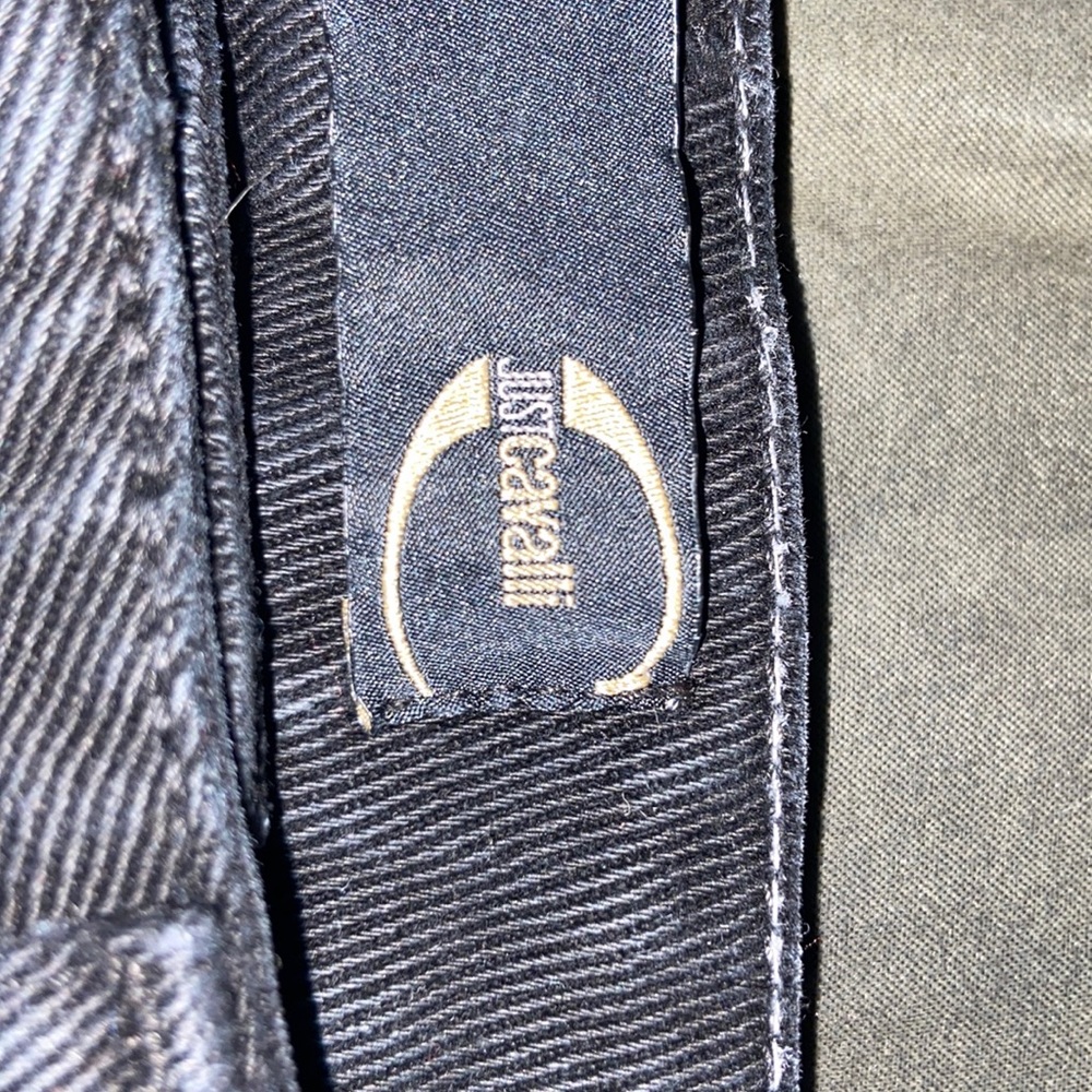 Selling just cavalli black jeans size 24